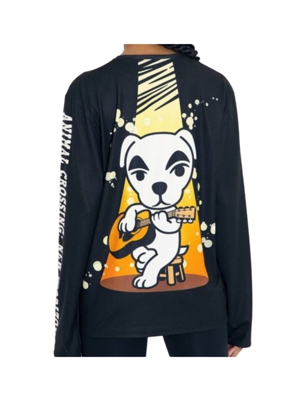 Black Milk x Animal Crossing K.K. Slider Long Sleeve Hoodie Black - Size XS